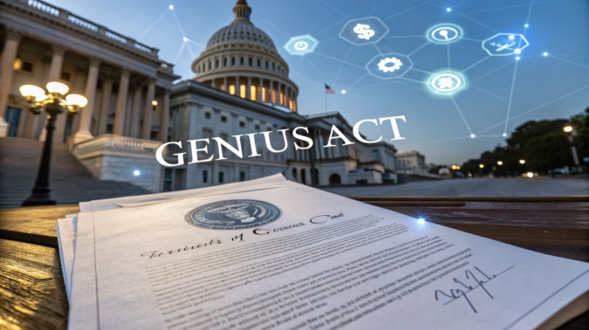  美의회, 스테이블코인 법안 ‘GENIUS Act’ 초읽기…트럼프 조항 삭제로 통과 탄력