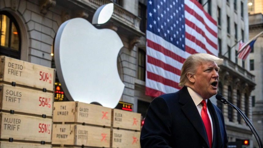  트럼프 관세 폭탄 예고에 뉴욕증시 출렁… 애플·EU 정조준