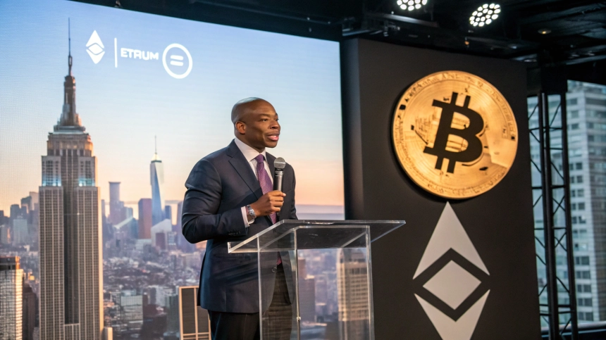  에릭 애덤스 뉴욕시장, 밈코인 과열 경고…블록체인 전략 강화 밝혀