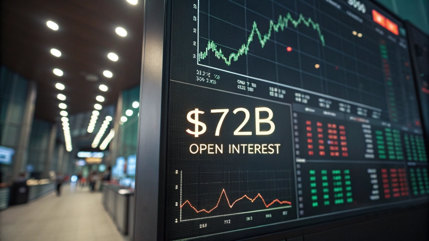  비트코인(BTC) 선물 미결제약정 105조 원 돌파… 숏포지션 청산 주의보