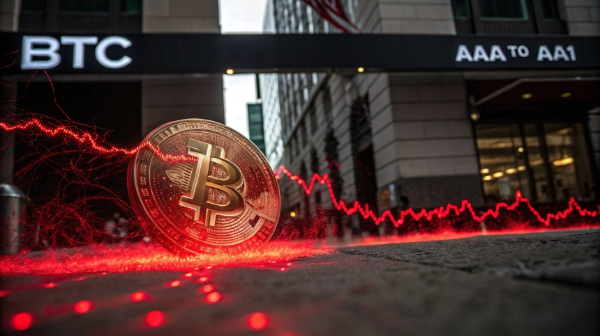 비트코인(BTC) 하루 거래량 94% 폭증…美 신용 강등 여파에 급락