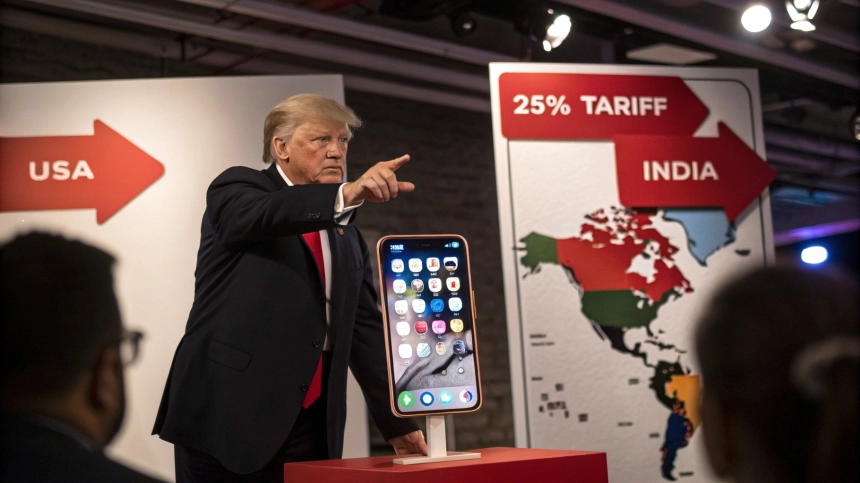  트럼프, 애플 아이폰에 '25% 관세폭탄' 경고…미국 생산 압박 수위↑