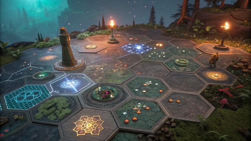  블리자드 떠나 혼자 만든 게임…‘모트맨서’, 생태계를 자동화하다