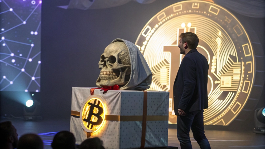 리플, 비트코인 커뮤니티에 '사토시 해골' 선물… 업계 화합 제스처