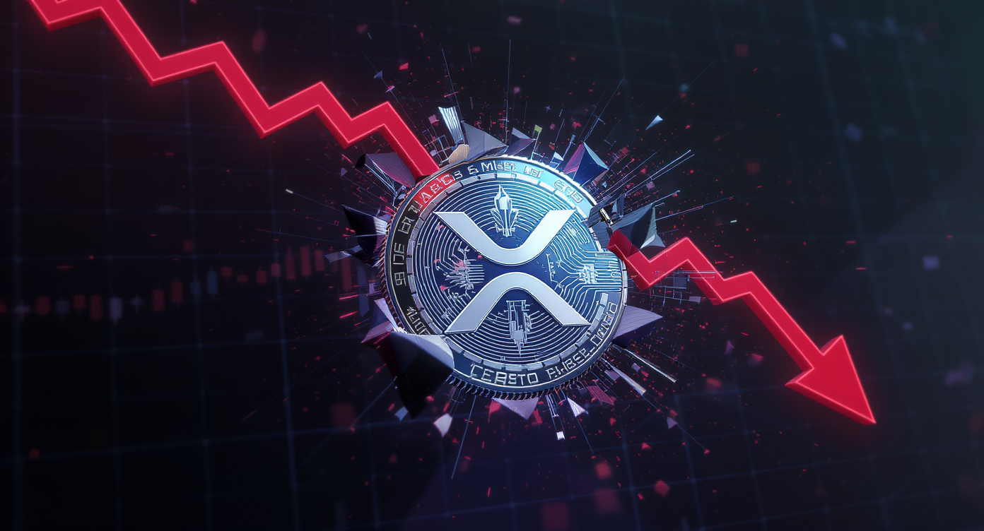 리플($XRP), 2달러 붕괴 위기... 하락 삼각형 경고음 확대