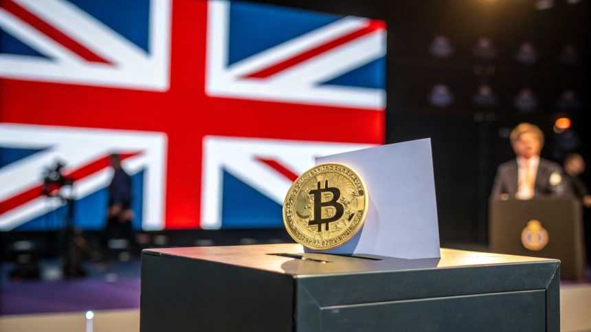  영국 리포름UK, 암호화폐 기부 수용…정당 최초로 $BTC 후원 허용