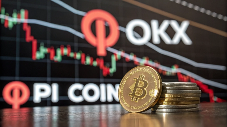  파이코인(PI), OKX 대규모 출금에 조정…시장 조작 논란 확산