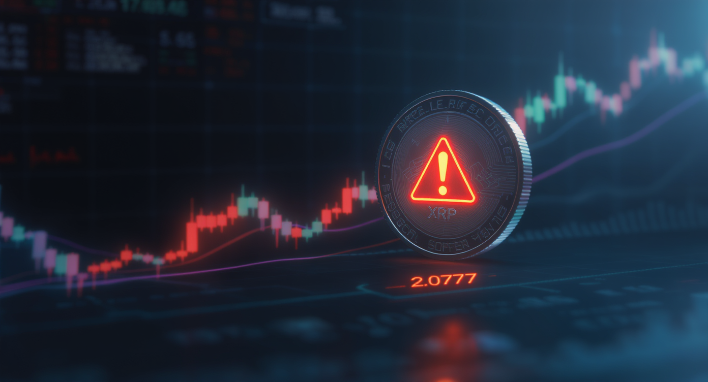 리플($XRP), 2.0777달러 지지선 주목…추가 하락 경고등 켜졌다
