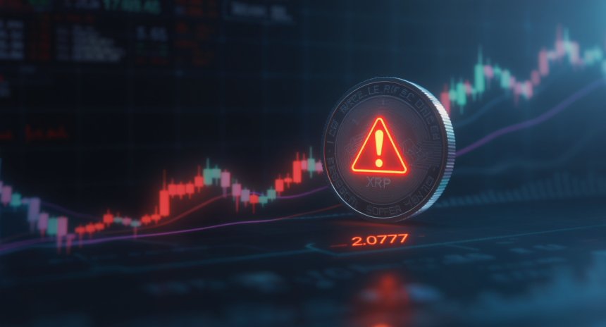 리플($XRP), 2.0777달러 지지선 주목…추가 하락 경고등 켜졌다