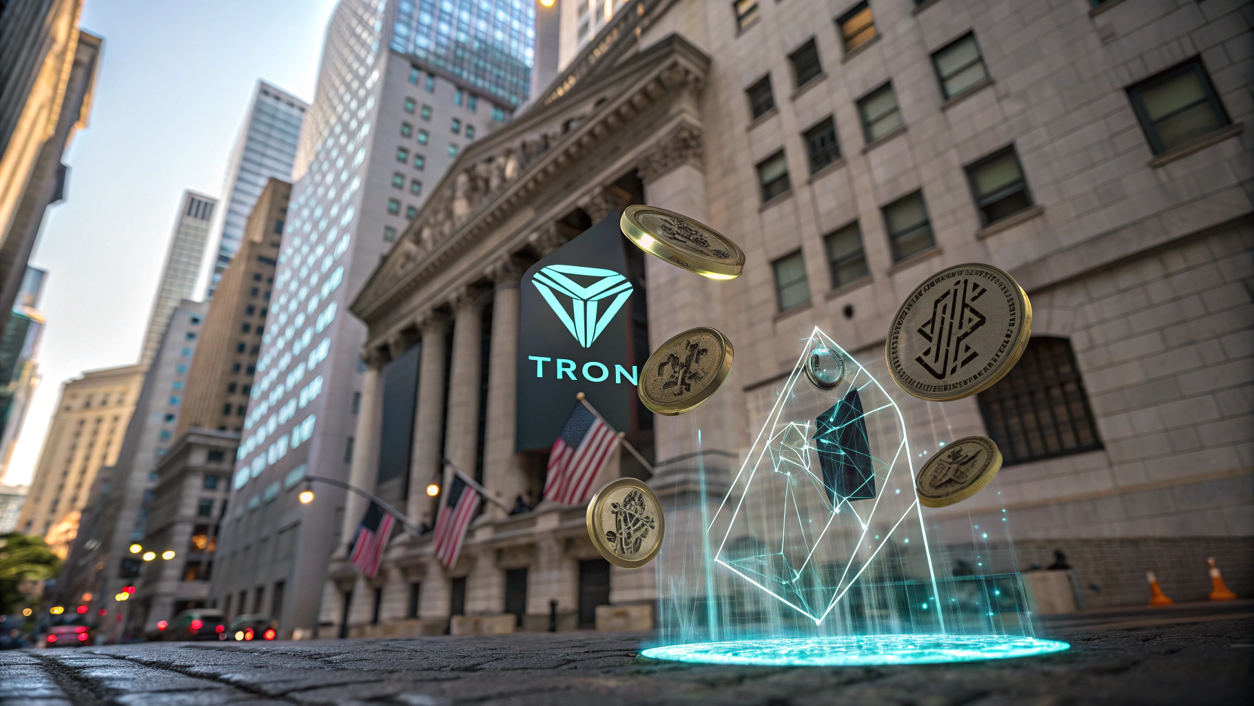 트론($TRX), 美 나스닥 우회 상장 추진…2억 달러 규모 TRX 투입