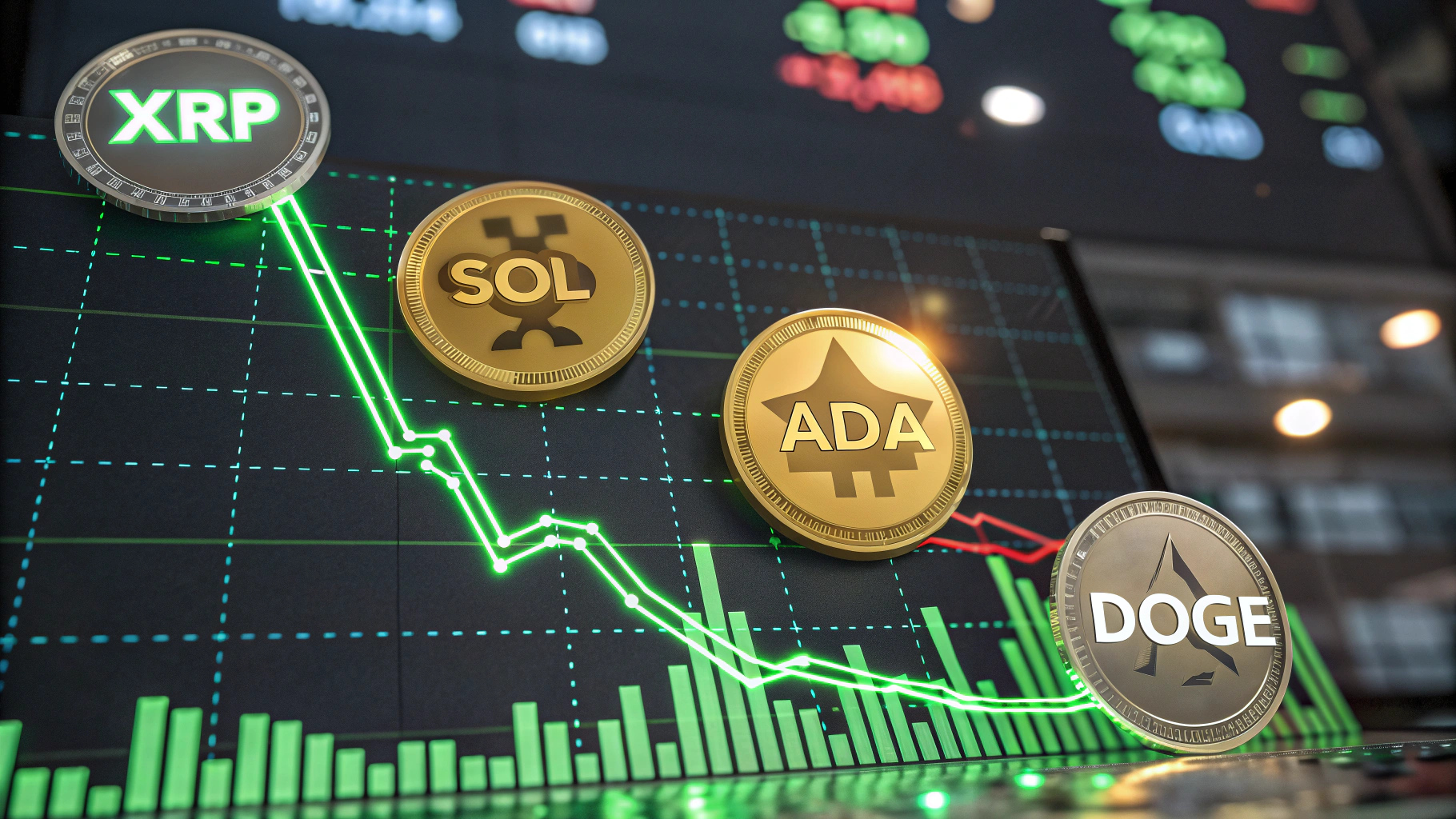 알트코인 반격 시작되나…XRP·SOL·ADA 강세, 최대 120% 상승 전망