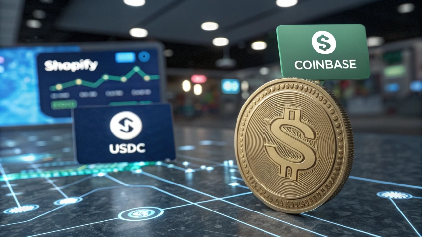 쇼피파이, $USDC 결제 도입…코인베이스·베이스와 손잡고 디지털 상거래 혁신