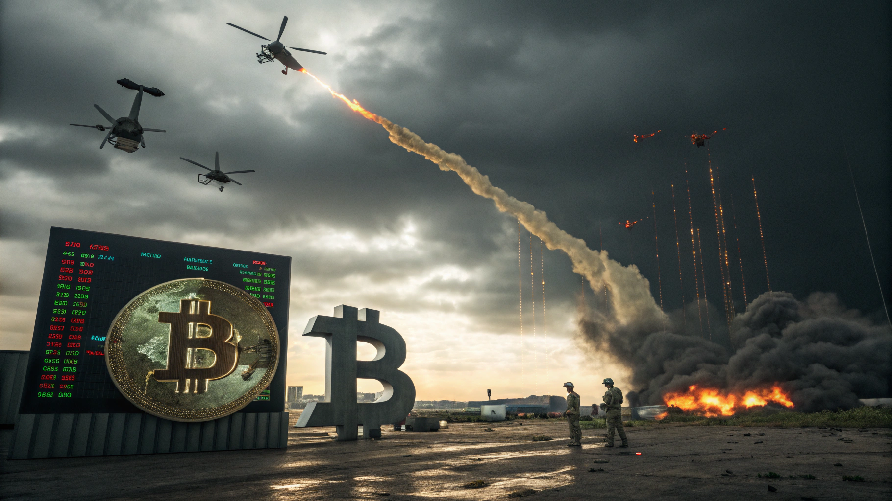 트럼프 이란 공습 여파…비트코인($BTC) 하루 만에 4% 급락, 10만 달러 붕괴