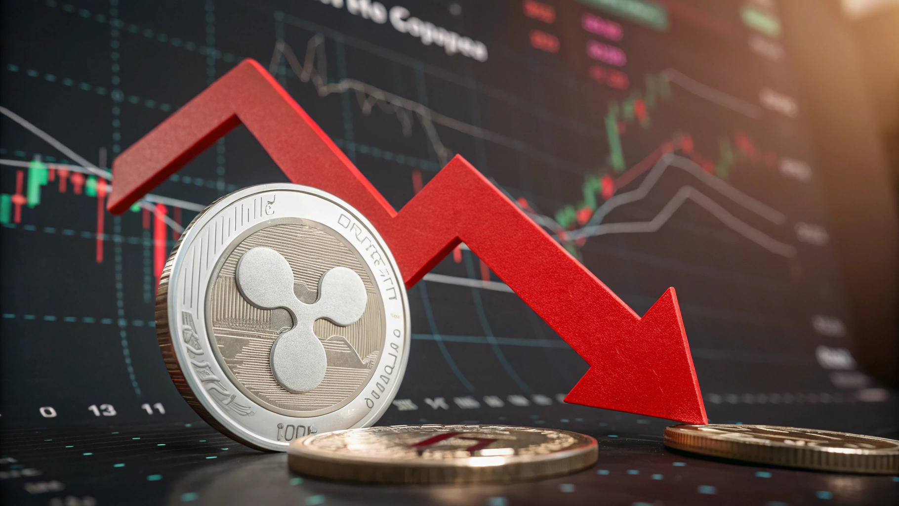 리플($XRP), 역 V자 패턴 경고… 최대 20% 추가 하락 가능성 제기