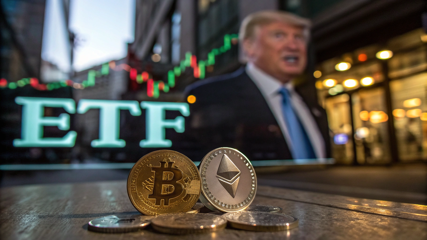 트럼프發 ETF 쇼크…비트코인·이더리움 투자 열기 폭발