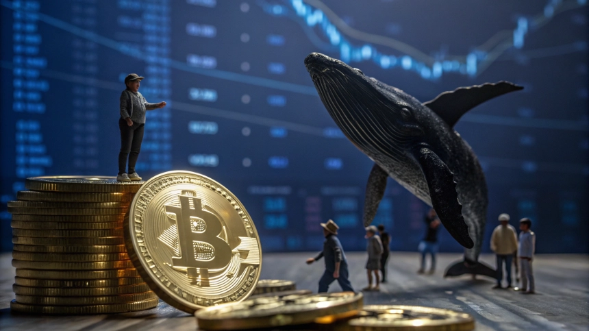  비트코인($BTC) 10만 달러 행진 속 고래 매집 가속…소매는 이탈 중