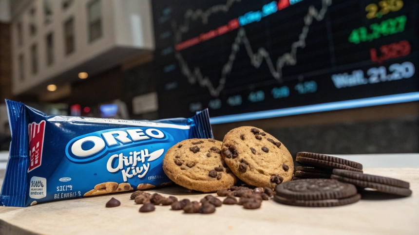  오레오 효과? 몬델리즈 주가 상승…웰스파고, 목표주가 78달러로 상향