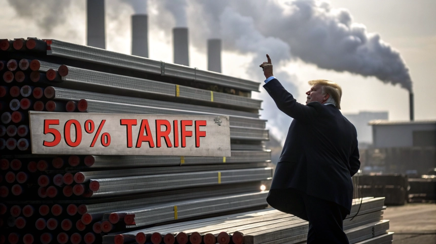  트럼프, 철강·알루미늄 관세 50%로 인상… 또다시 무역전쟁 불붙나