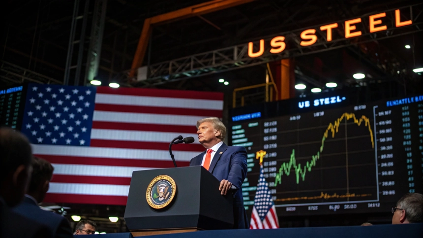  트럼프, 철강 관세 50%로 인상 선언… 유에스스틸(X) 2주간 33% 급등