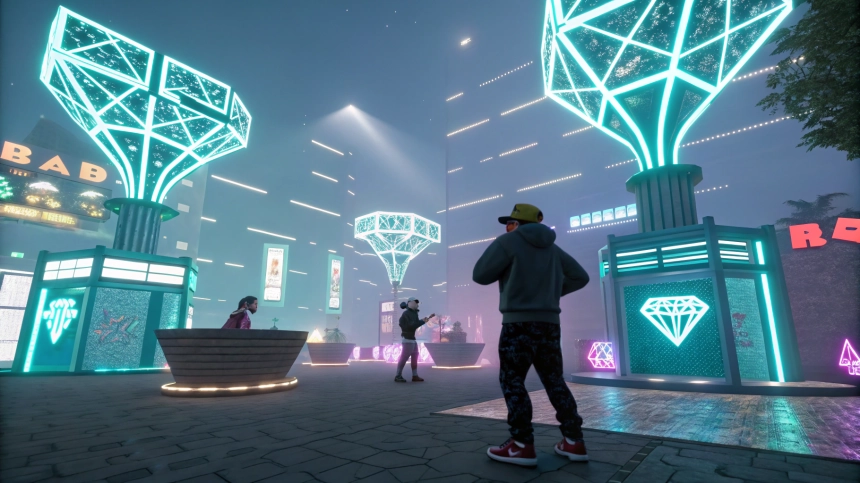  구글 플레이 포인트, 로블록스서 현실 보상형 게임 '다이아몬드 디스트릭트' 출시