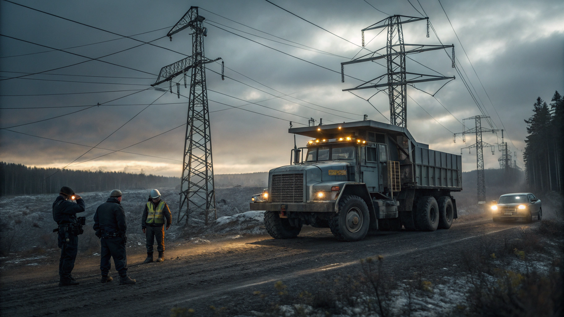 러시아, 트럭 속 불법 채굴장 적발…10kV 송전선서 전기 훔쳐