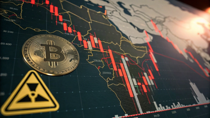 비트코인 $BTC, 10만 달러까지 급락…지정학 리스크에 암호화폐 전반 조정