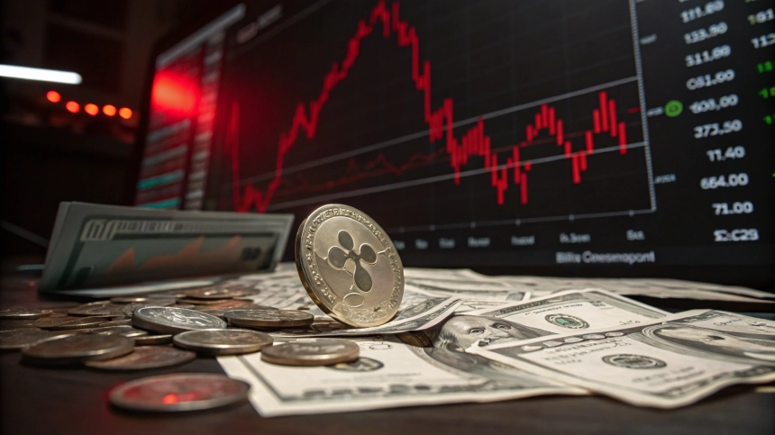 XRP, SEC 리스크·ETF 기대 약화에 4% 급락…네트워크 거래량 84% 감소