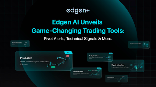  에드젠, 암호화폐 트레이더에게 전례 없는 시장 분석 도구 제공을 위한 주요 제품 업데이트 발표