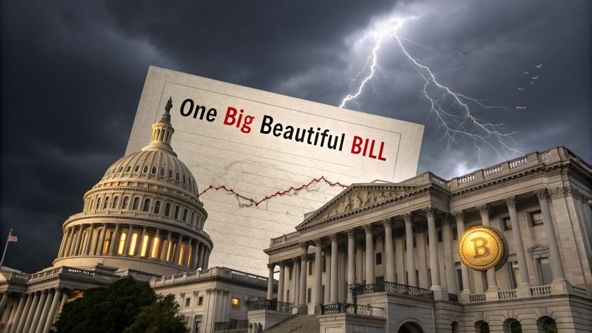  美 '원 빅 뷰티풀 법안' 통과 시 재정적자 3,336조 원 증가…비트코인 가치주장 재부각