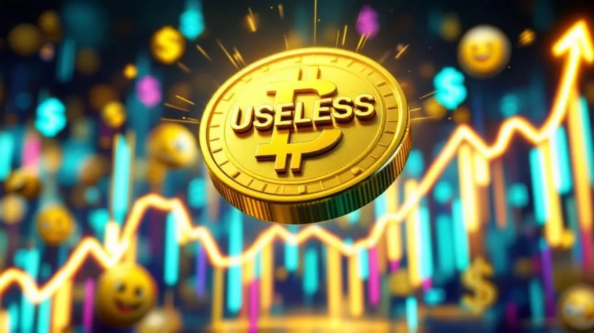 밈코인 USELESS, 시가총액 1억 달러 돌파