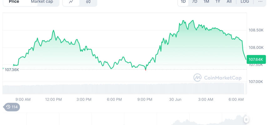  [저녁 시세브리핑] 암호화폐 시장 혼조세… 비트코인 10만7601달러, 이더리움 2465달러