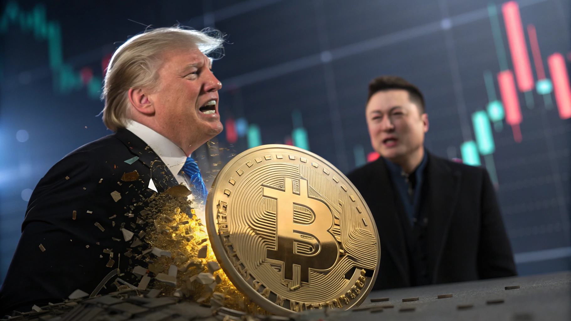 비트코인($BTC), 트럼프-머스크 갈등 여파에 3% 하락…10만 달러 붕괴 위기