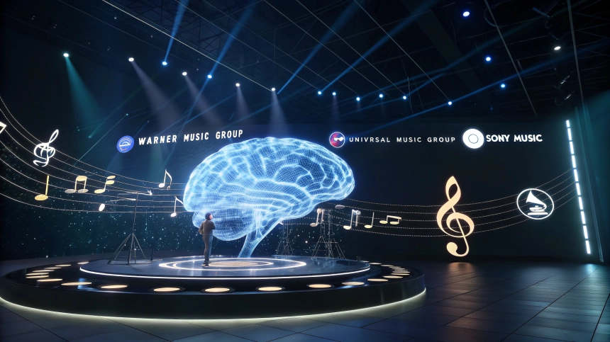  워너·유니버설·소니, 생성형 AI에 저작권 방어 나섰다…수노·유디오와 협상 중