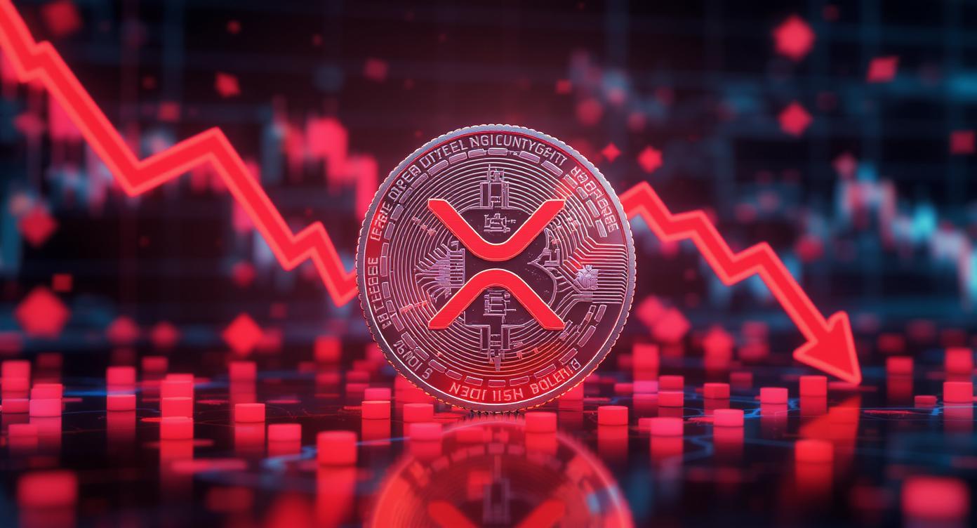 급락에 흔들린 리플($XRP), 182% 청산 불균형…롱 포지션 피해 110억 원 돌파