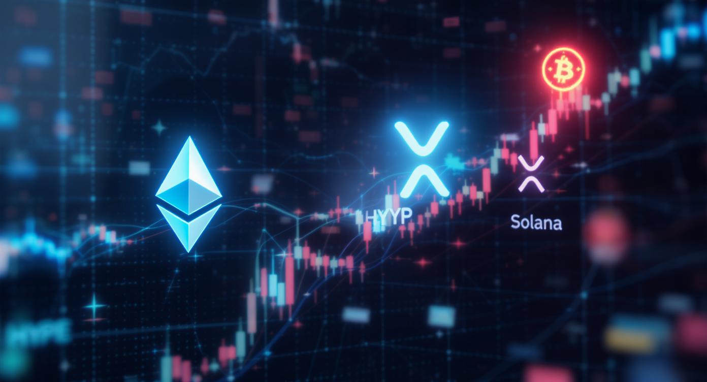 이더리움·XRP·솔라나 등 주요 알트코인 횡보세…하이프(HYPE)만 7% 급등