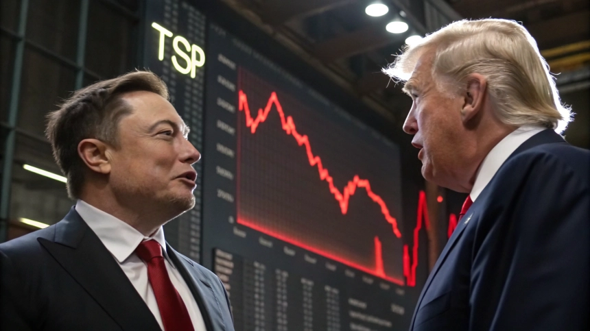  머스크·트럼프 충돌에 테슬라 14% 폭락…美 증시도 흔들