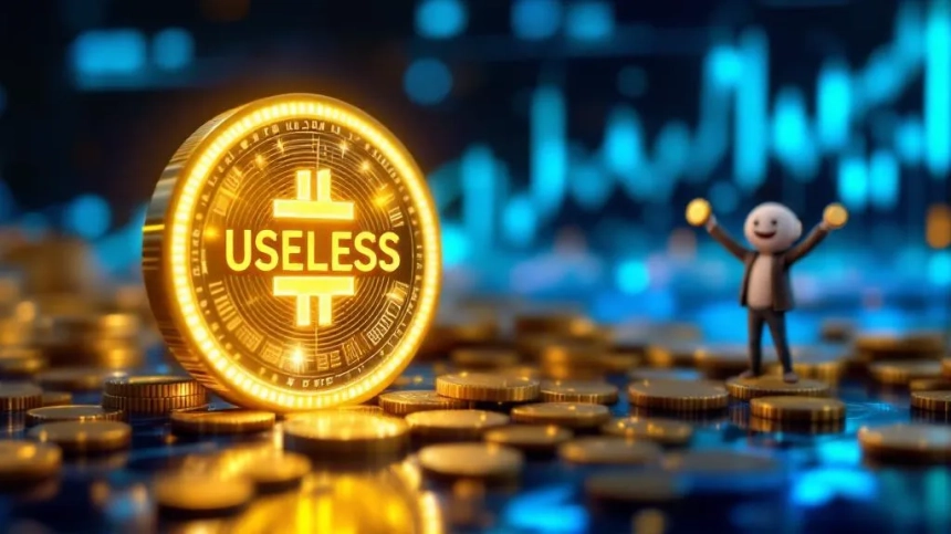 밈코인 USELESS, 시총 1억 달러 돌파