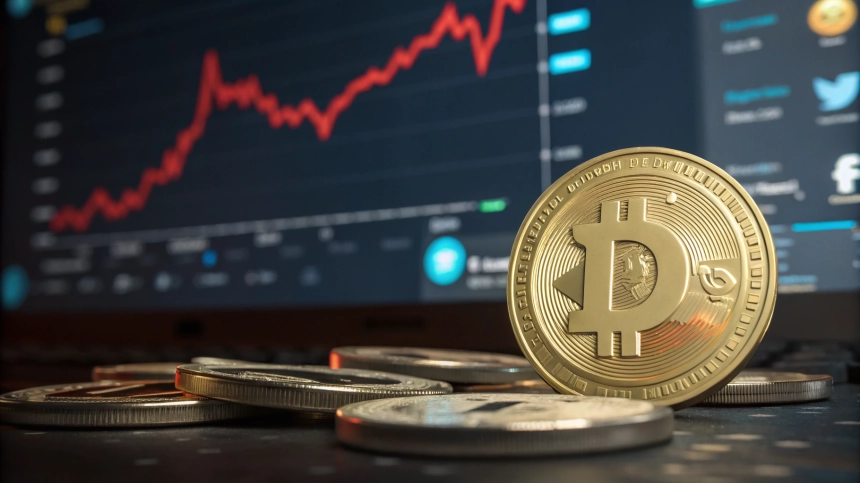  도지코인($DOGE), 가격은 하락해도 소셜 존재감 급등…ETF 승인 기대도