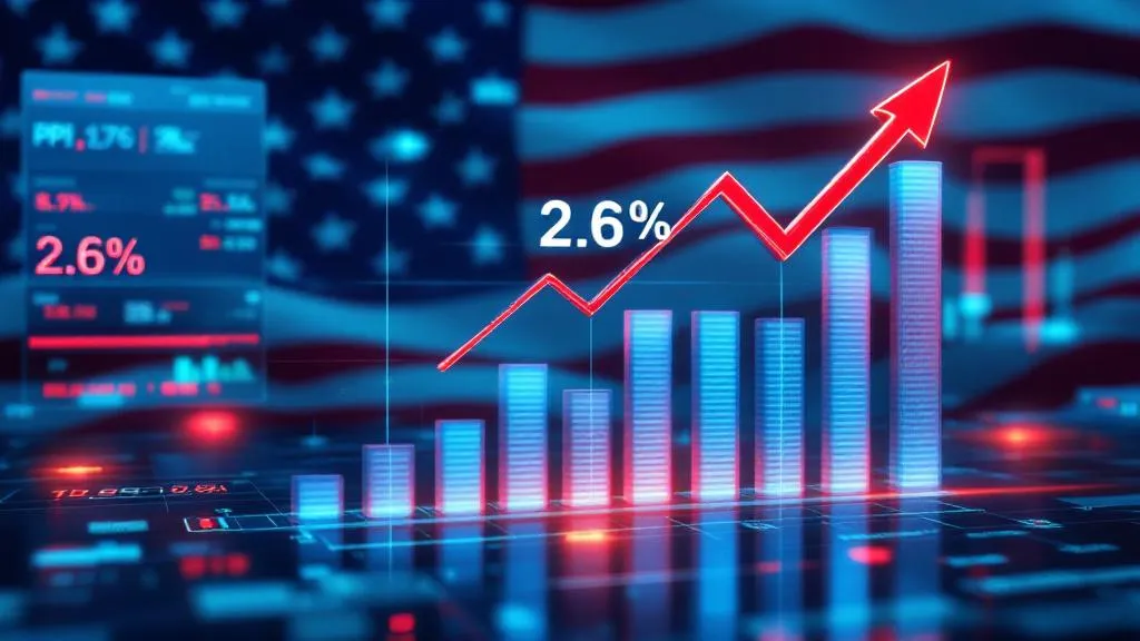 미 생산자물가지수(PPI) 2.6% 상승…예상 하회