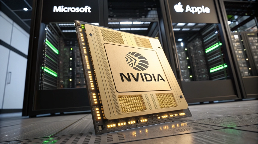  엔비디아(NVDA), 시가총액 4,959조 원 돌파… 애플·MS 제치고 세계 1위 등극