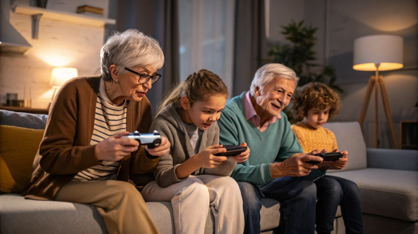  美, 게임은 이제 전 세대의 언어…90세도 즐긴다