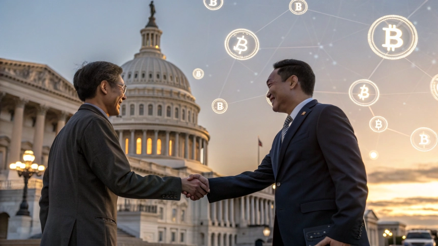  트론 창업자 저스틴 선, 백악관 디지털 자문위원과 회동…미국 암호화폐 정책 개편 주목