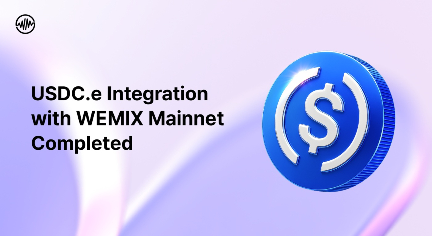 위믹스, 메인넷에 USDC.e 정식 도입…스테이블코인 생태계 확장