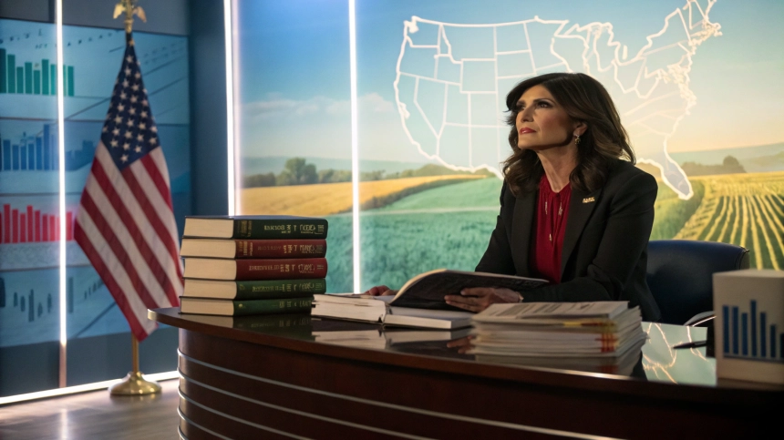  트럼프 내각 노엄 장관, 순자산 72억 원… 공직→저술→가족사업까지