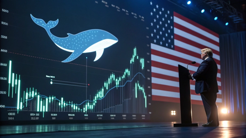 이더리움 고래, 1,400억 원 레버리지 롱 베팅…트럼프 재선 기대감 반영