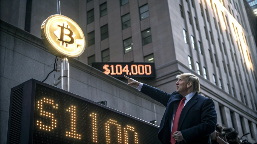  트럼프 금리 인하 압박 발언에 비트코인($BTC) 10만 달러 돌파
