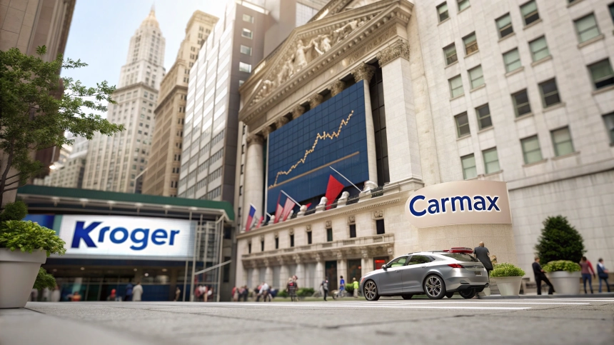  크로거·카맥스 실적 깜짝… 혼조장 속 돋보인 종목들