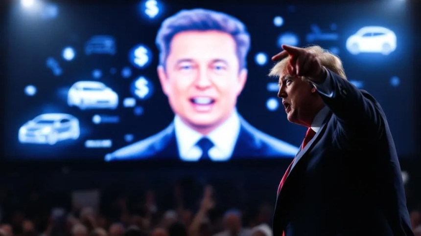 트럼프, 머스크에 “전기차 보조금 사기꾼” 비난