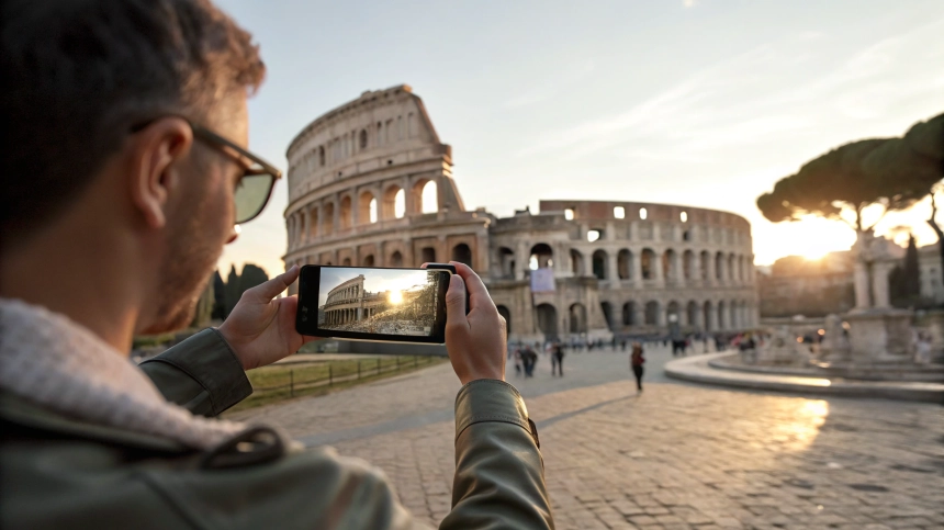  로마의 시간, 스마트폰으로 부활하다… AR 앱 '포틸' 출시