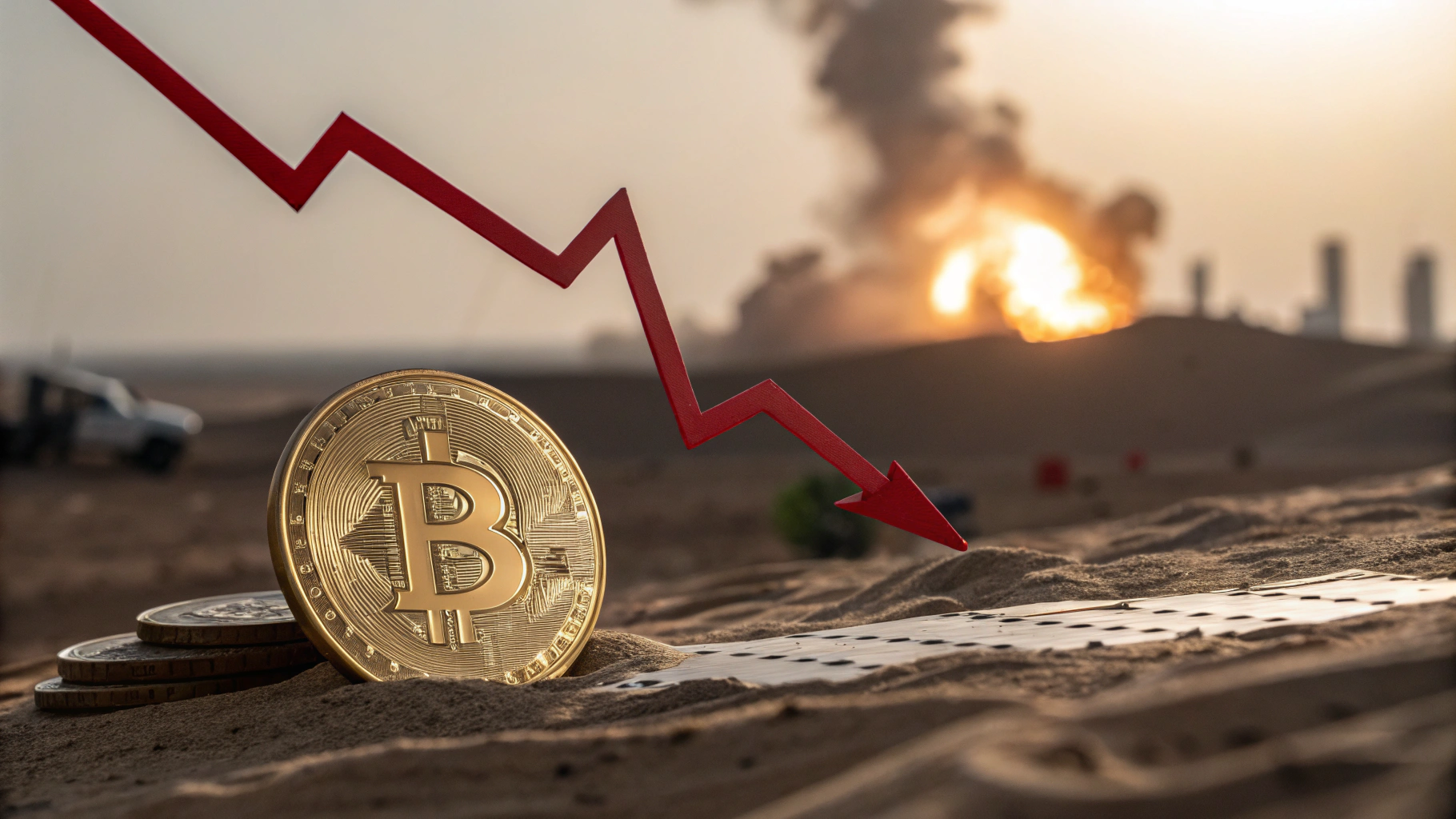 美, 이란 타격에 비트코인(BTC) 9만8,200달러 급락…지정학 리스크에 흔들린 투자심리